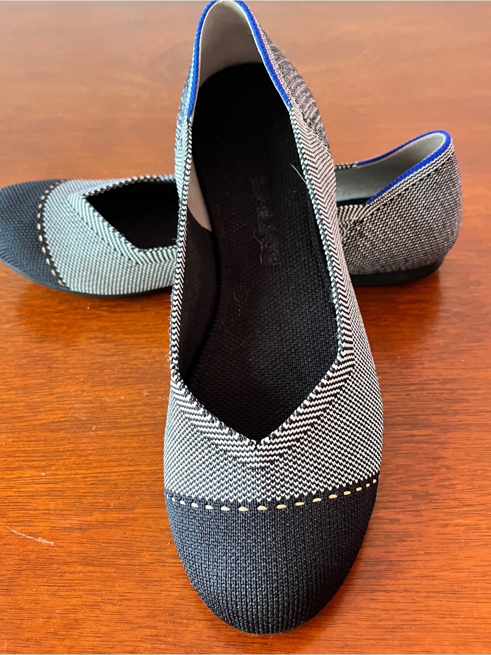 Rothy’s Grey Mist Cap Toe, Excellent Condition Size 8 - Picture 2 of 5